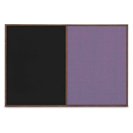 United Visual Products Slim Style Indoor Enclosed Radius Corkbo UVRDS23SB-GOLD-BLSPRU